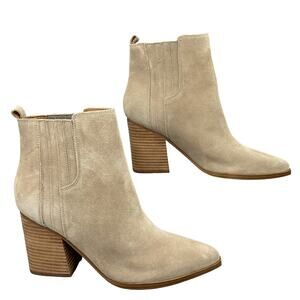 NEW Marc Fisher LTD Women’s Oshay Pointed Toe Bootie Tan Size 11M